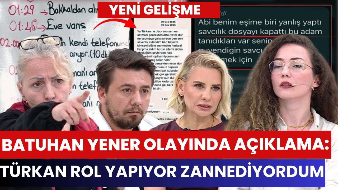 Batuhan Yener’in Dayısı Kenan Davutoğlu’ndan açıklama! 