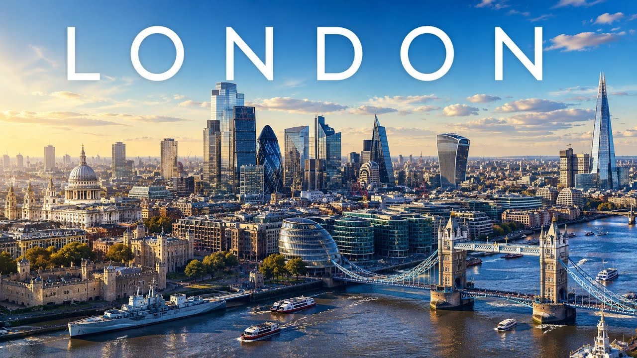 London Capital City Of England 🏴󠁧󠁢󠁥󠁮󠁧󠁿 In 4k |
