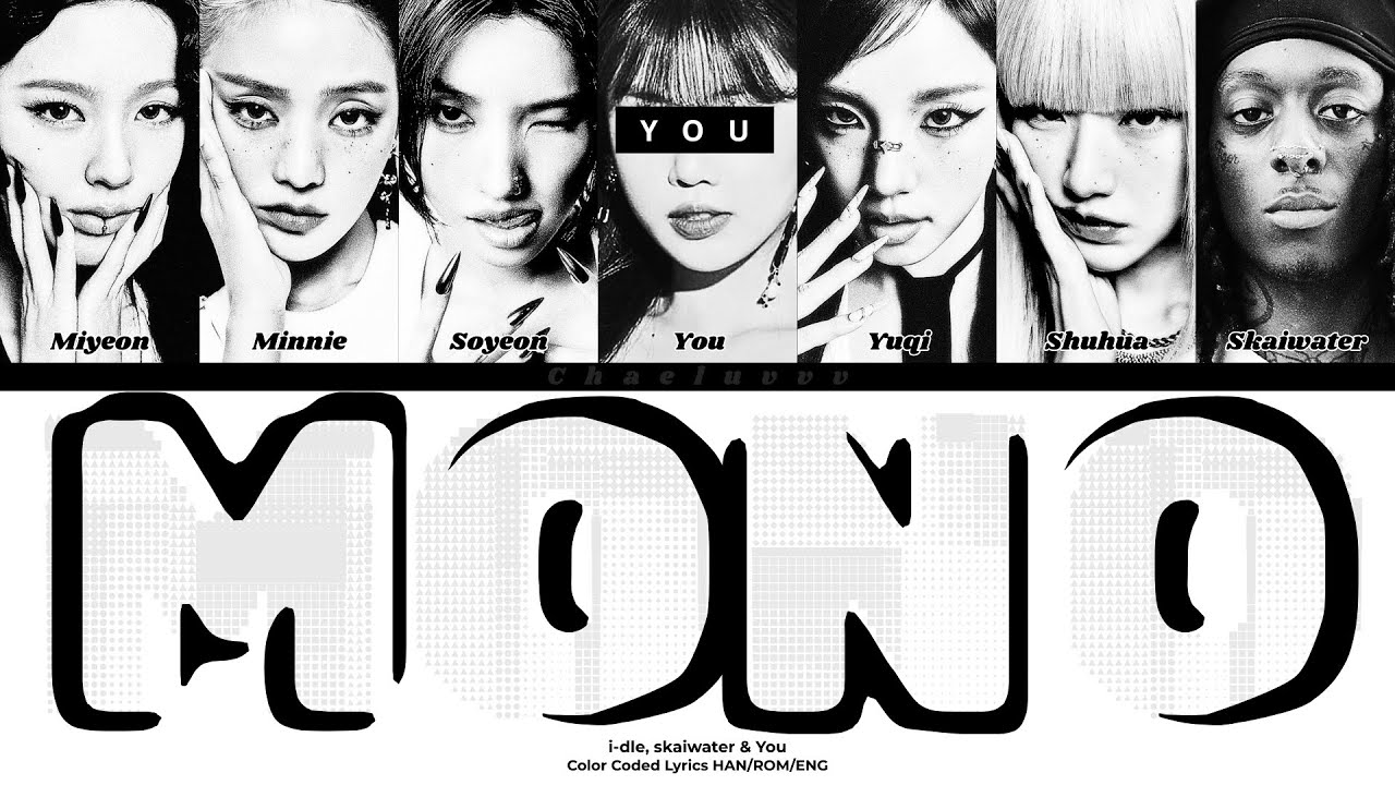 i-dle - Mono (feat. skaiwater) // You as a Member // KARAOKE // (7 Members Ver.) Color Coded Lyrics