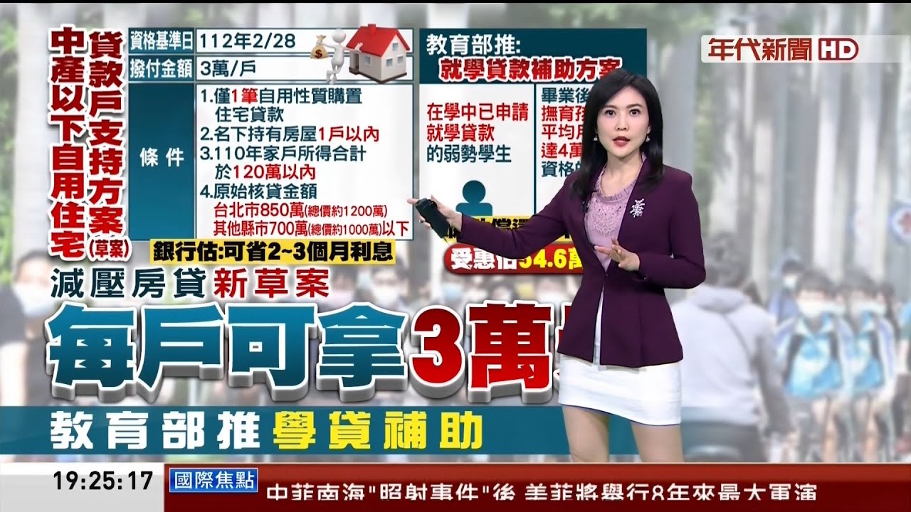 年代新聞主播田燕呢 晚報播報片段(2023/2/16)
