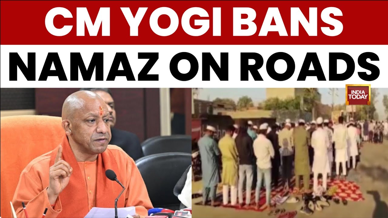 Breaking News: CM Yogi Adityanath Bans Road Prayers, Sparks Massive Political Row | India Today