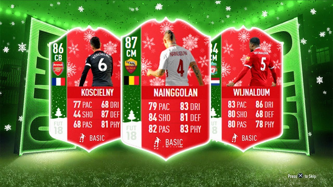87 NAINGGOLAN / 86 KOSCIELNY / 84 WIJNALDUM FUTMAS SBC! - FIFA 18 Ultimate Team
