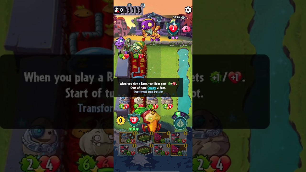 It was like raining Roots | PvZ Heroes