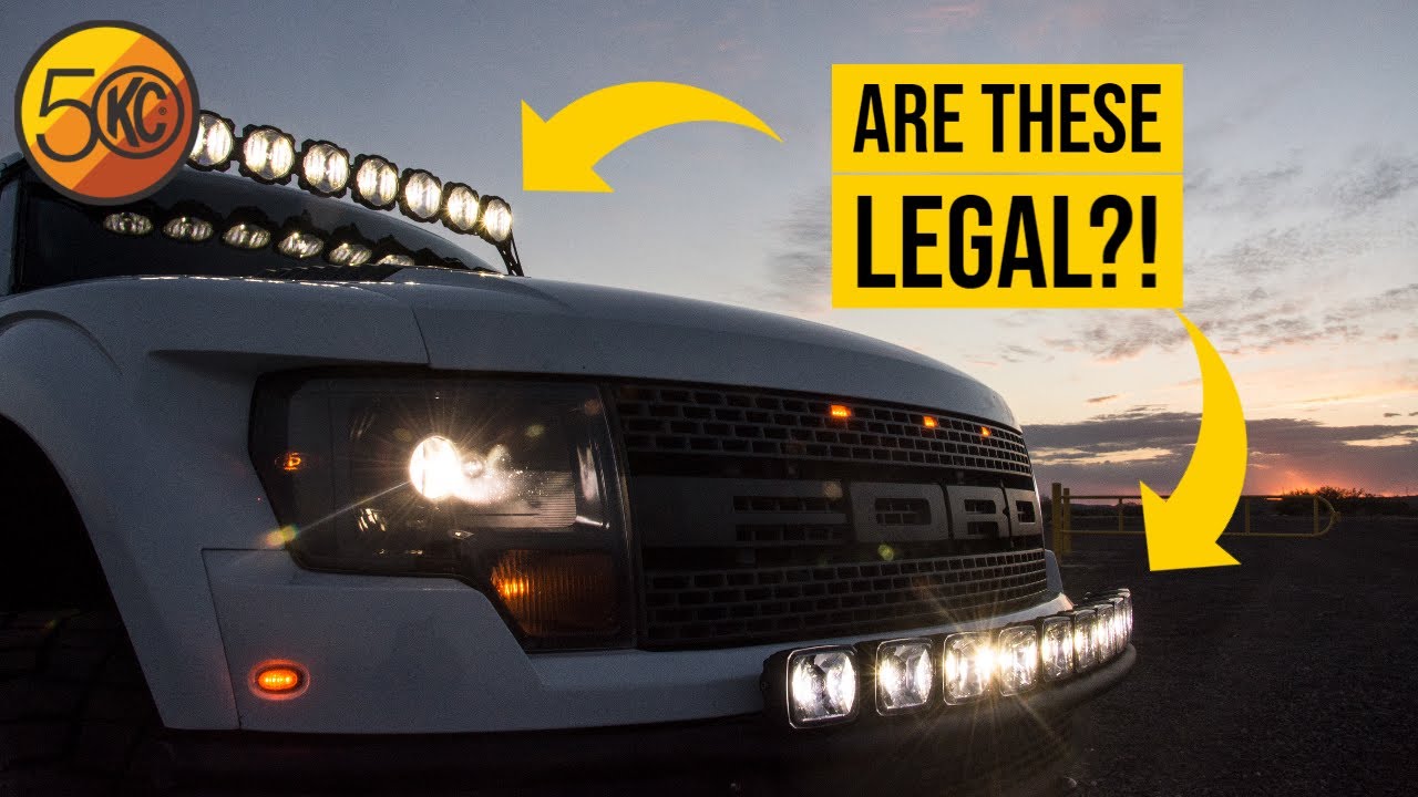 Are LED Light Bars Legal? KC HiLiTES® State by State Guide