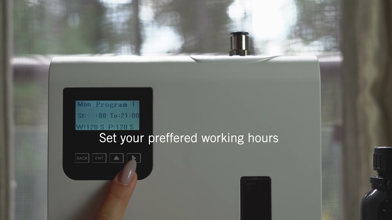 TMS 100 Aroma System NEW VERSION - Setting Instructions