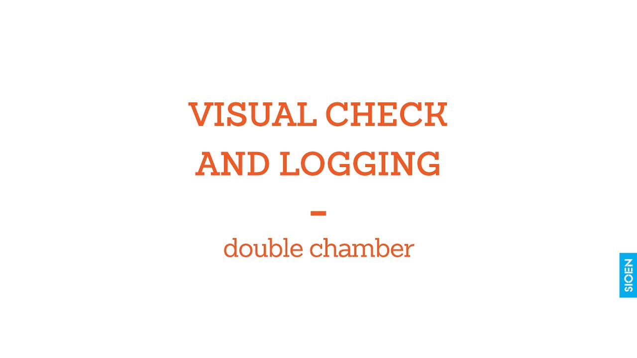 Visual Check & logging: double chamber life jacket