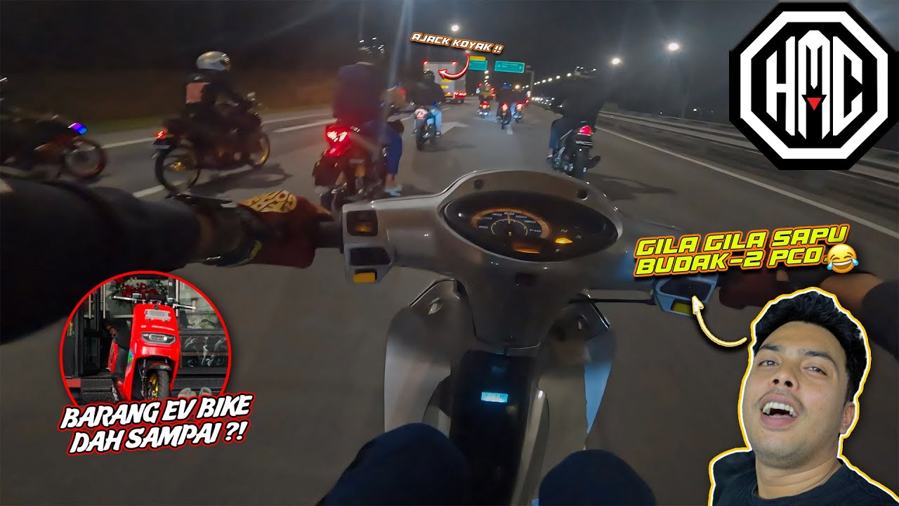 WAVE 125R Berdesup MAT KL Semban 🤯 | APA Cerita EV BIKE ? 🤔 | Adoi Problem LA WiFi ni 🤬