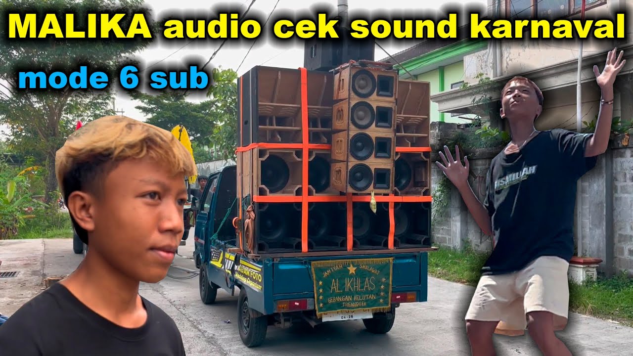 yang kalian tunggu !! MALIKA audio cek sound KARNAVAL mode hiyut