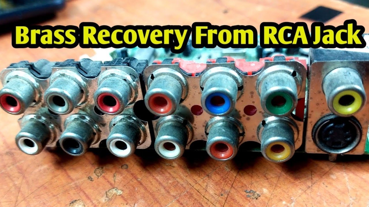 Brass Recovery in RCA Jacks/Brass from electronic devices
