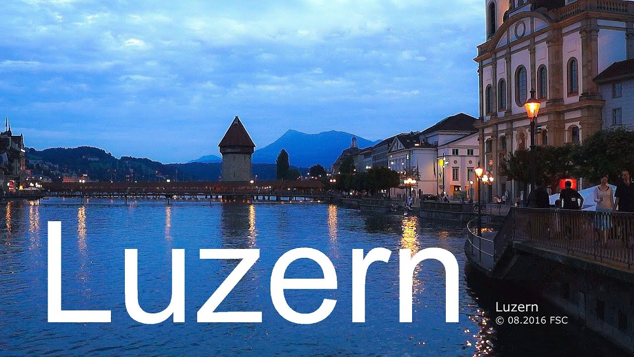 Luzern, Kapellbrücke und Vierwaldstättersee | Lozärn | Lucerne | Lucerna
