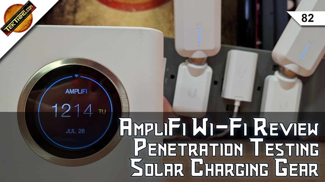 Ubiquiti AmpliFi WiFi Review, Get A Pentesting Job, 802.11n Is The Problem, Solar Charging Picks!