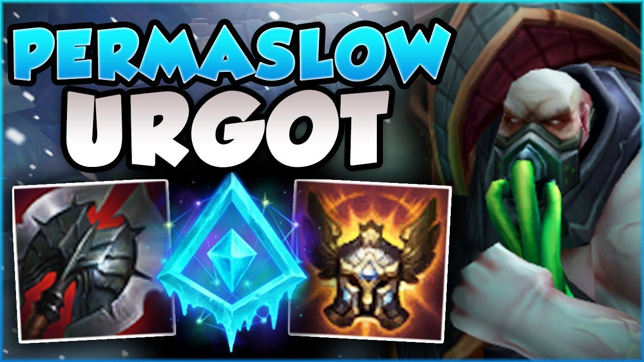 THERE'S NO ESCAPE FROM ME! PERMASLOW URGOT IS 100% DEADLY! URGOT TOP GAMEPLAY! - League of Legends