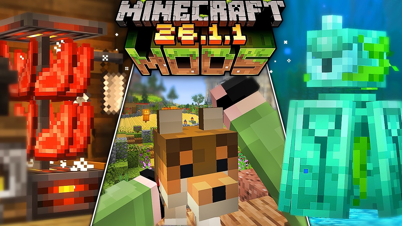 TOP 26+ Minecraft Mods for 26.1.1 (Forge/Fabric) | April 2026