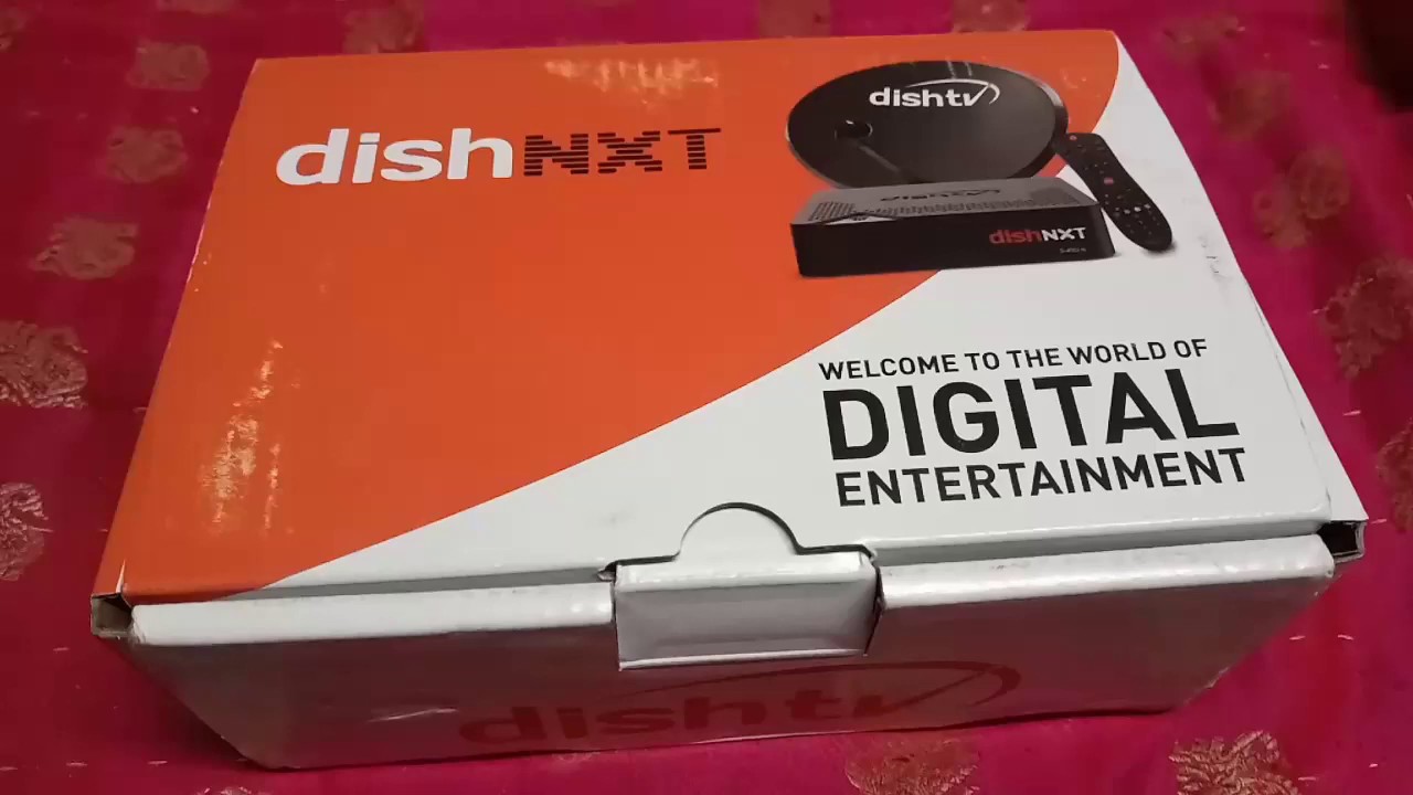 dishtv new connection | unboxing set top box dish nxt