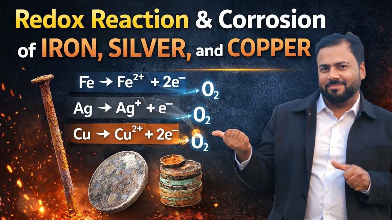 “Why Metals Rust 😱 | The Chemistry Behind Corrosion (Redox Reactions Explained)