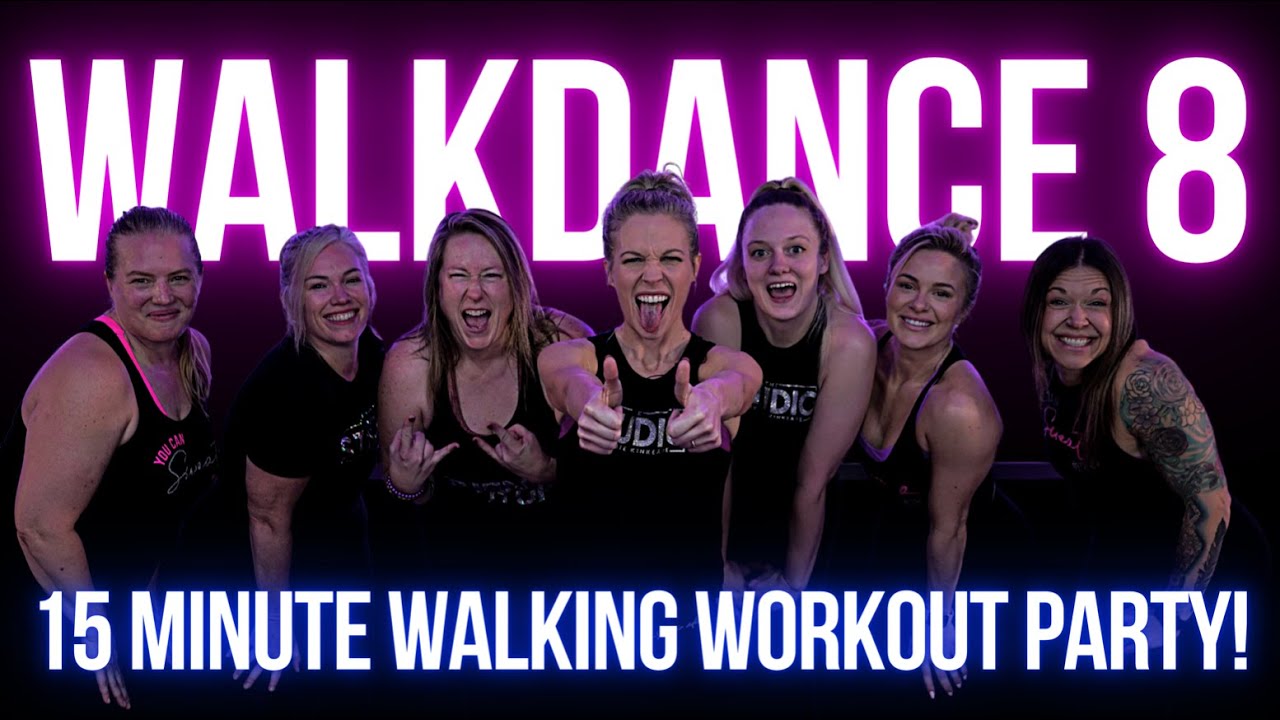15 MINUTE MINUTE HIGH ENERGY, SUPER FUN WALKING WORKOUT FOR ALL LEVELS | WALK DANCE PARTY!