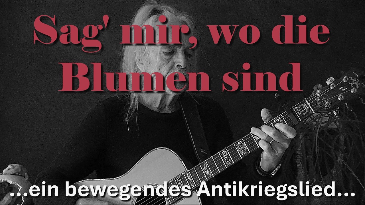„Sag mir, wo die Blumen sind“ – bewegendes Antikriegslied Cover | Gitarre & Gesang