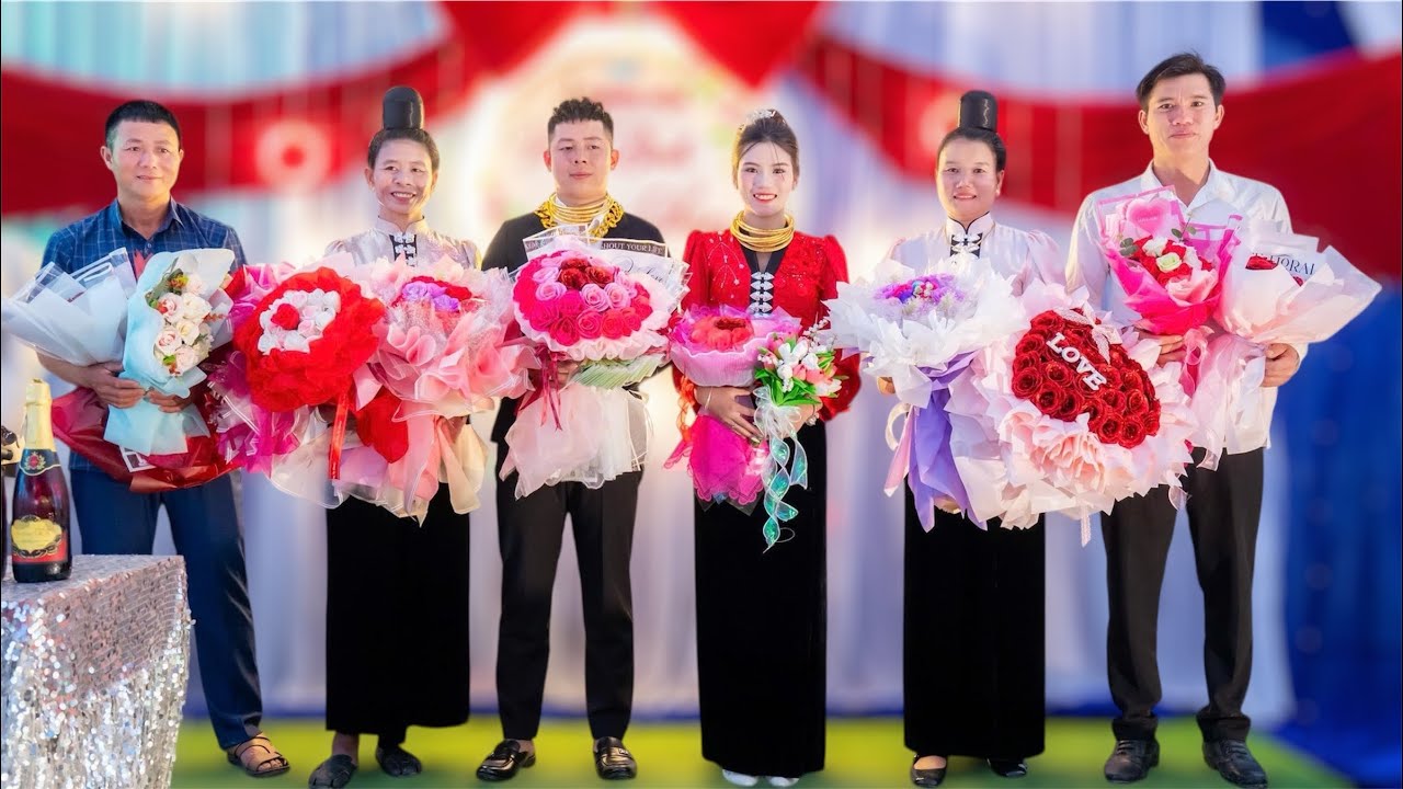 ĐÁM CƯỚI NGÀY MƯA NGƯỜI THÁI BẢN BÚA BON - CHÚ RỂ CÔ DÂU ĐƯỚC NHIỀU VÀNG QUÁ - VĂN BỈNH & LÒ THẮM