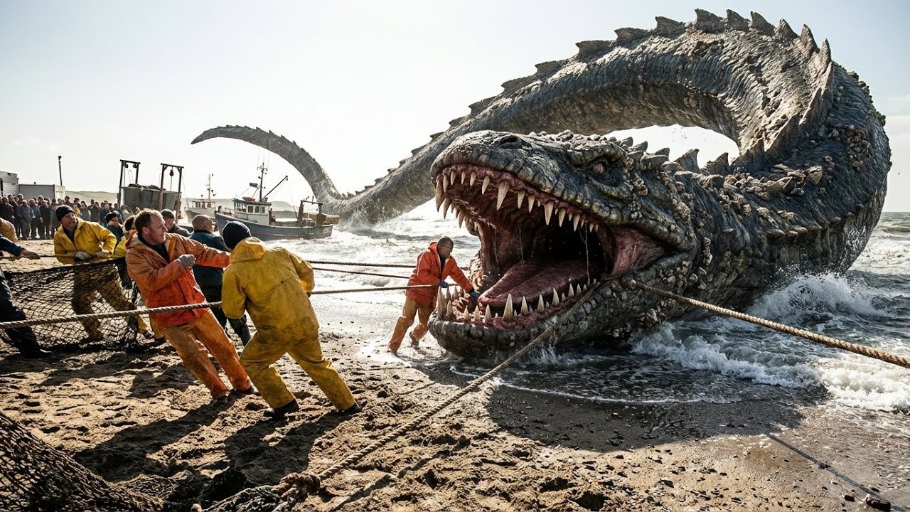 A Sea Dragon Hit Our Boat and Locked the Line