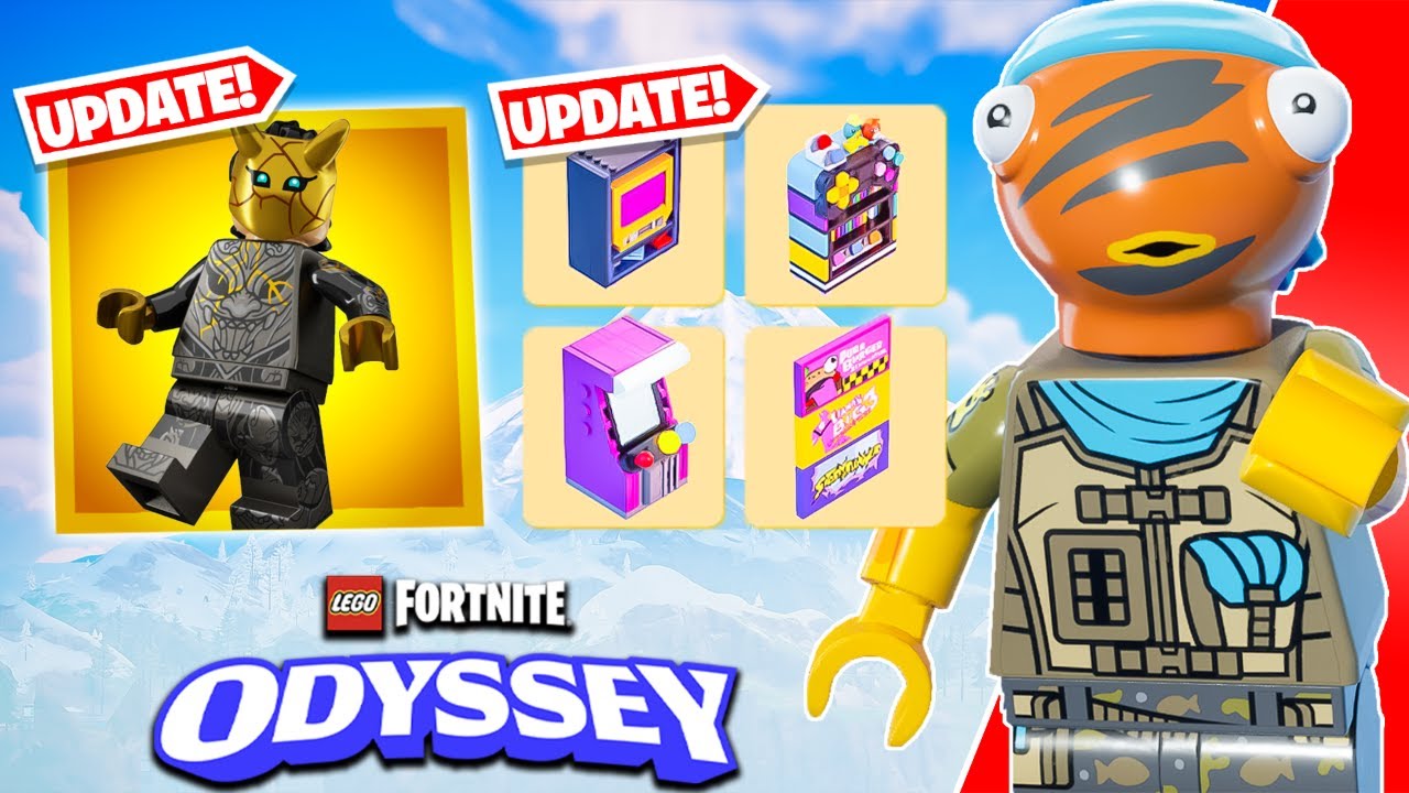 EVERYTHING You NEED TO KNOW About TOMORROW'S UPDATE in LEGO Fortnite Odyssey!