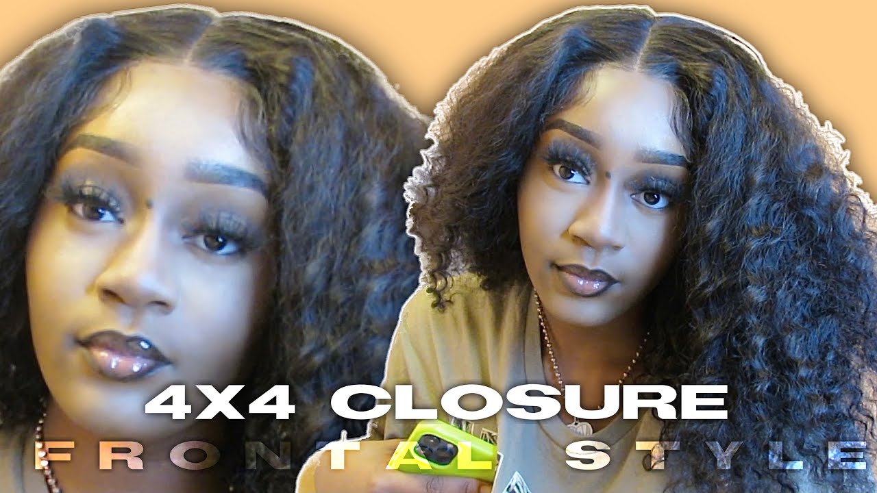 4X4 DEEP WAVE LACE CLOSURE WIG INSTALL (AMAZON HAIR) FT. DOMISO HAIR