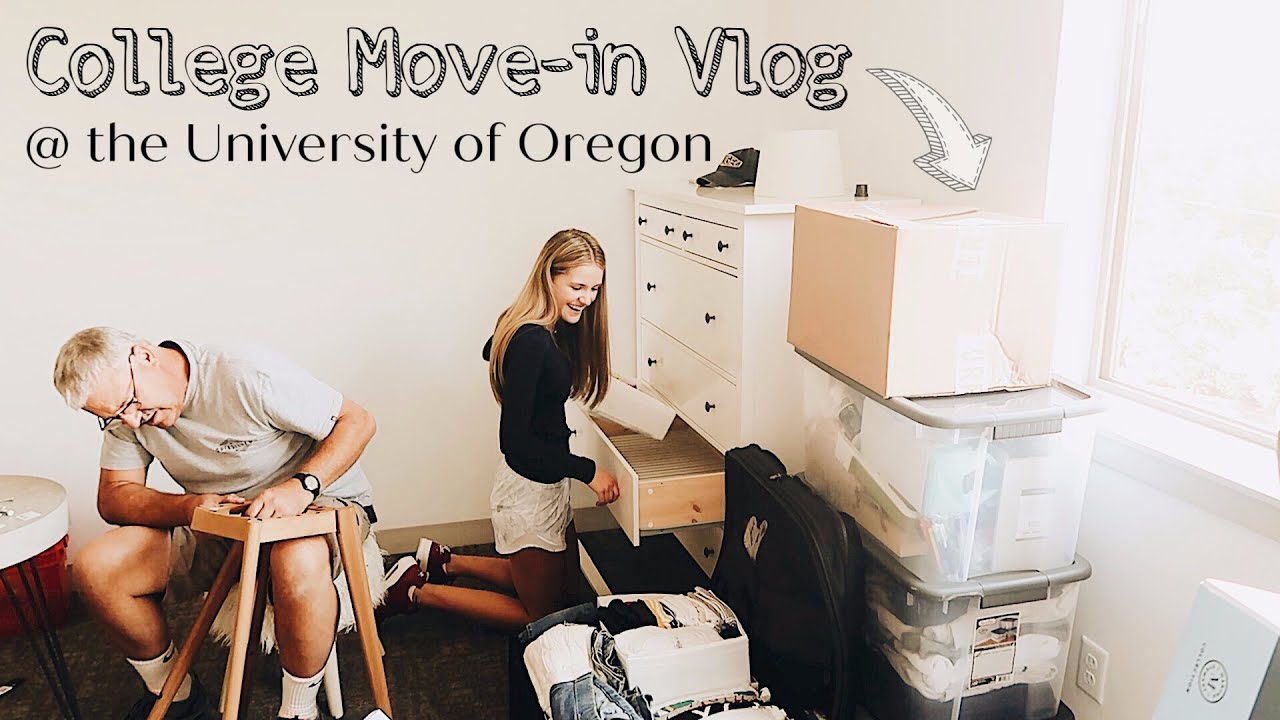 UO COLLEGE MOVE IN VLOG PT 1 | MOVING INTO MY 1ST APARTMENT