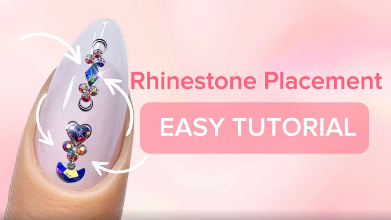How to Place Rhinestones on Nails | Easy Step-by-Step Tutorial
