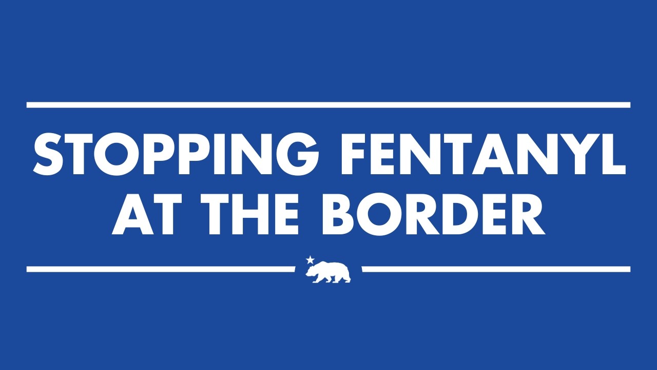Governor Newsom makes announcement on record-breaking seizure of illicit Fentanyl