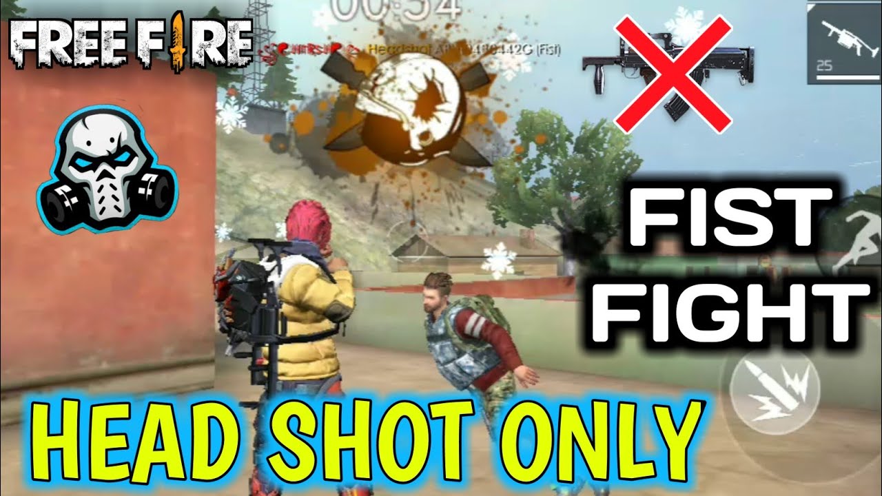 FREEFIRE ONLY Fist Fight In JUMP MODE [EXPLOSIVE JUMP] Pro Kills || HEADSHOT ONLY