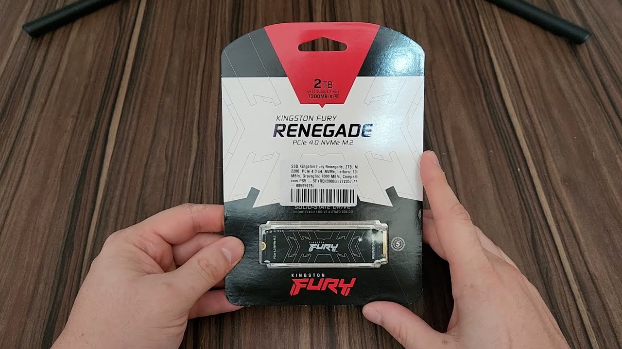 Unboxing e testes do Kingston Fury Renegade 2TB