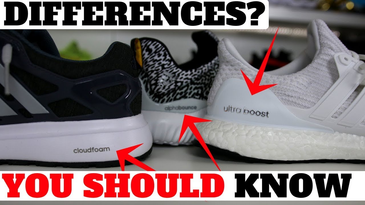 Best Shoe Cushion? Adidas Boost vs Bounce vs CloudFoam Comparison!