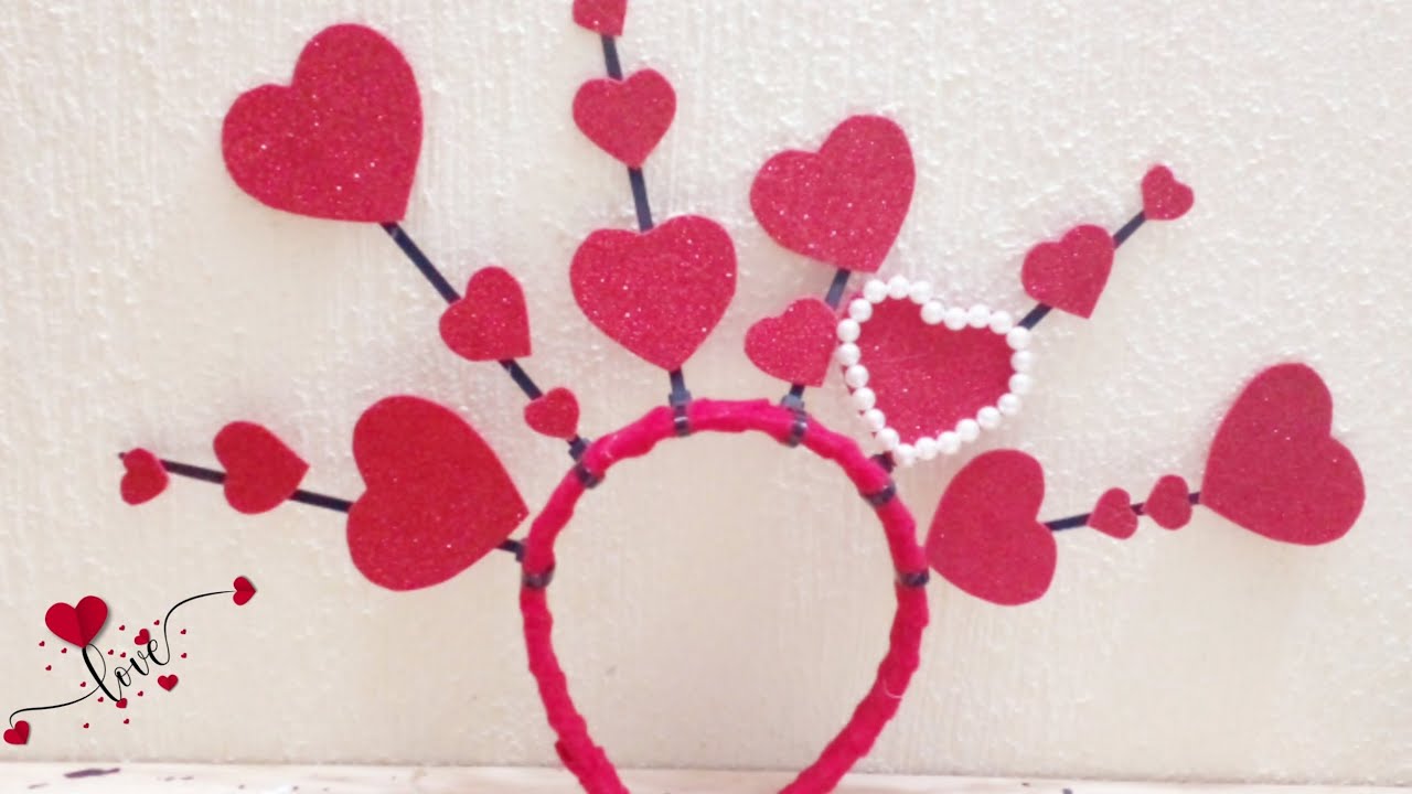 Diadema para el dia del amor y la amistad/ #14defebrerodiadelamorylaamistad