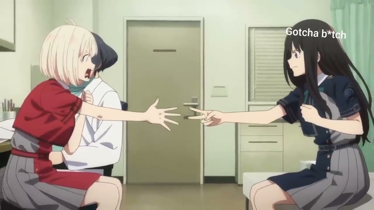 Lycoris Recoil being CHEESY for 6 minutes straight