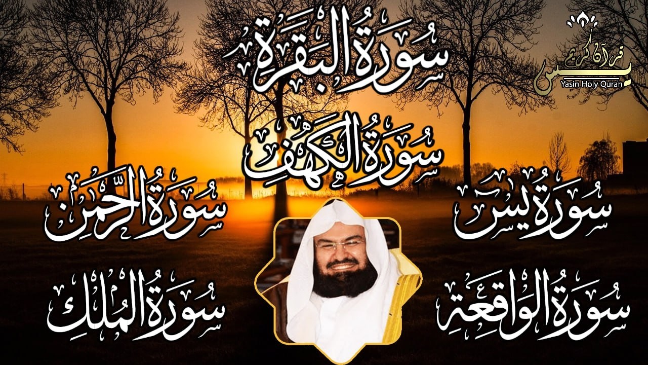 رقية للبيت سورة البقرة، الكهف، يس،الرحمن، الواقعة، الملك  شفاء وبركة وحفظ من الشيطان بإذن الله