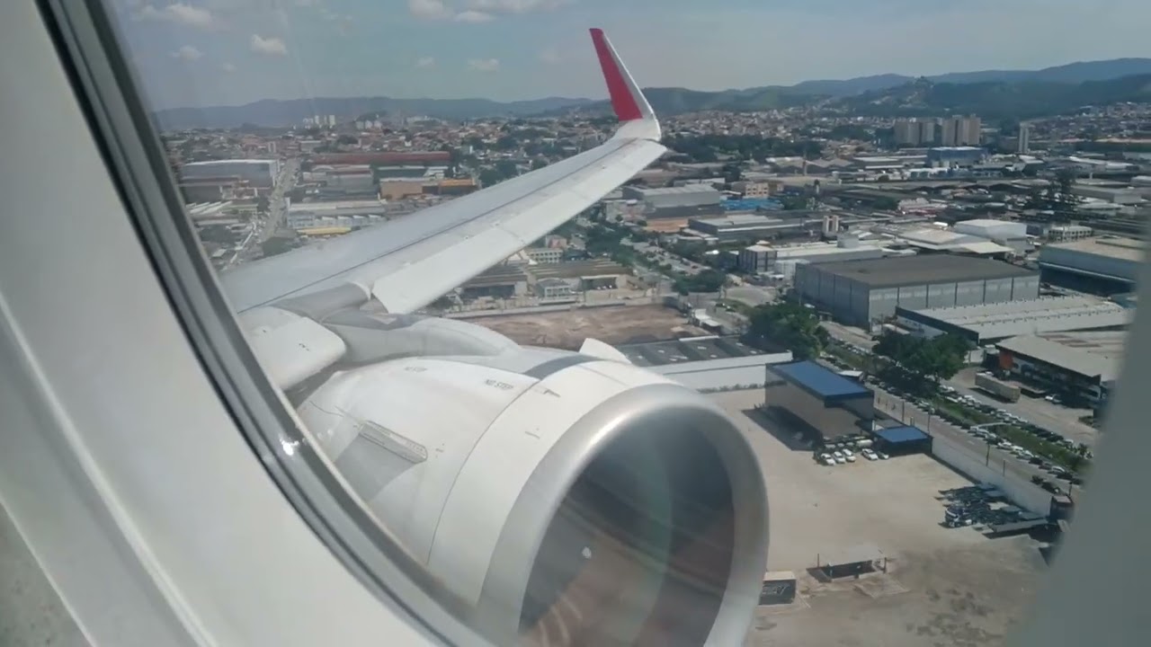 Landing on Guarulhos LATAM Airbus A321neo PS-LBH (17/03/2026)