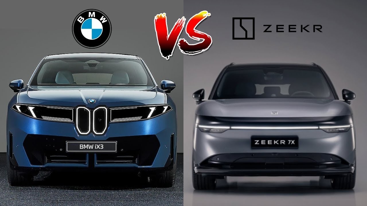 Сравнение BMW iX3 2026 года и Zeekr 7X | Тест запаса хода, производительности и скорости зарядки