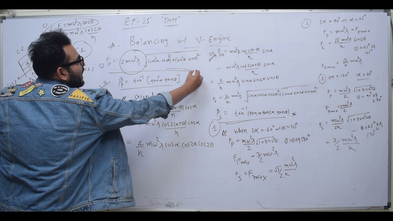 DOM EP 25 BALANCING OF V ENGINE