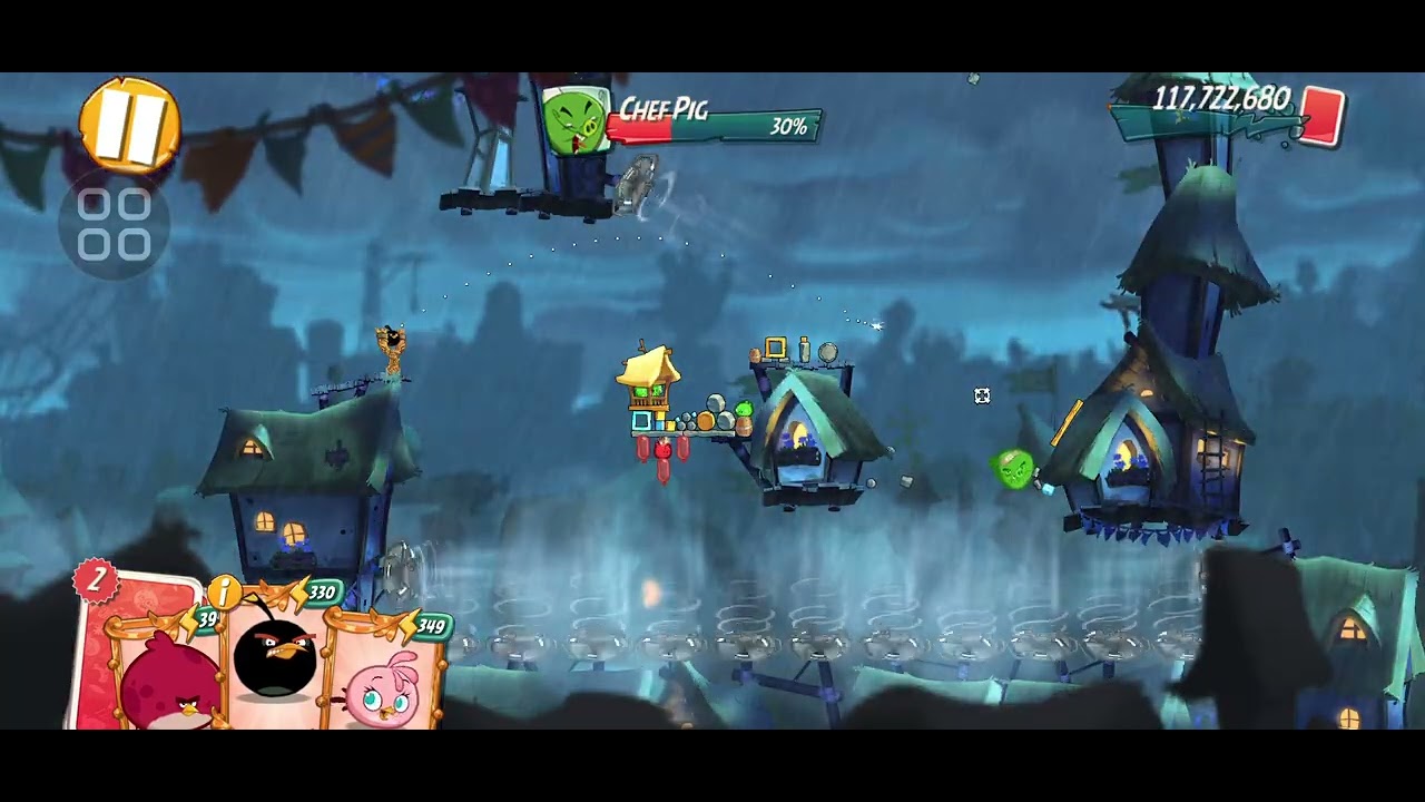 Angry Birds 2 King Pig Panic 4. Boss room only. Level 1266. February 19/2026 