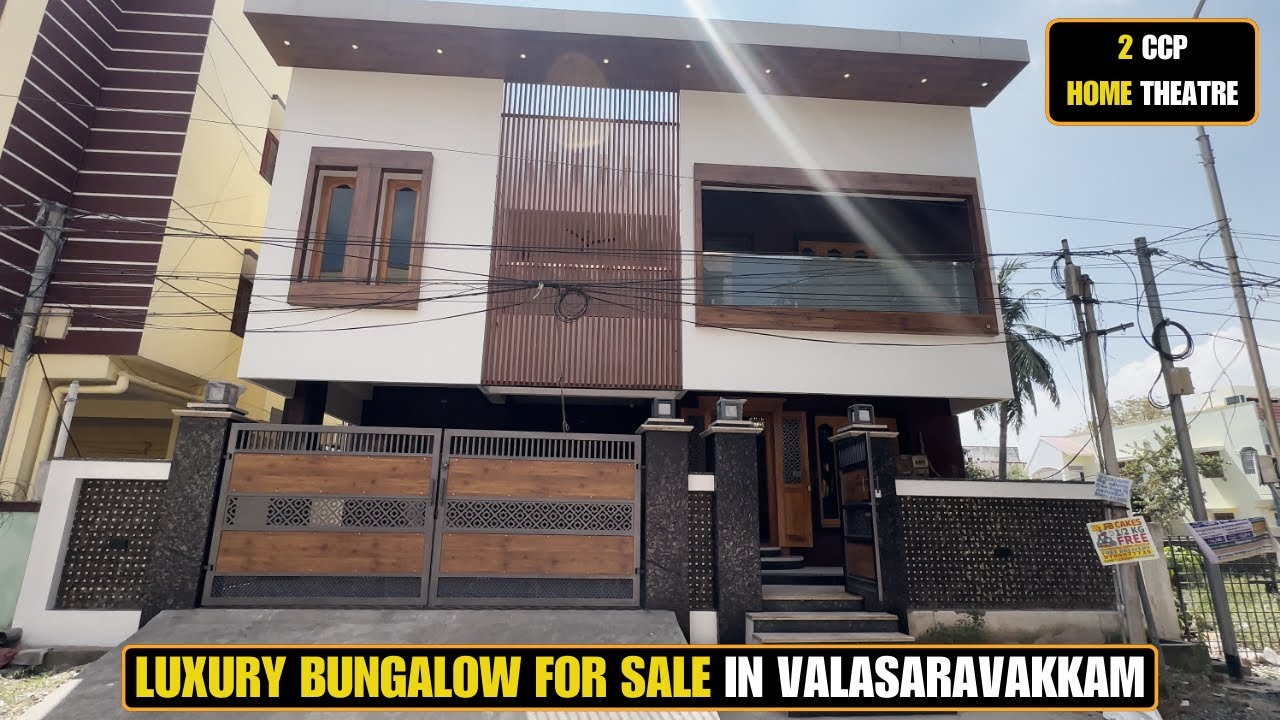 ID 2020 - New Luxury Bungalow Sale In Valasaravakkam || CMDA || 5 BHK || North Facing