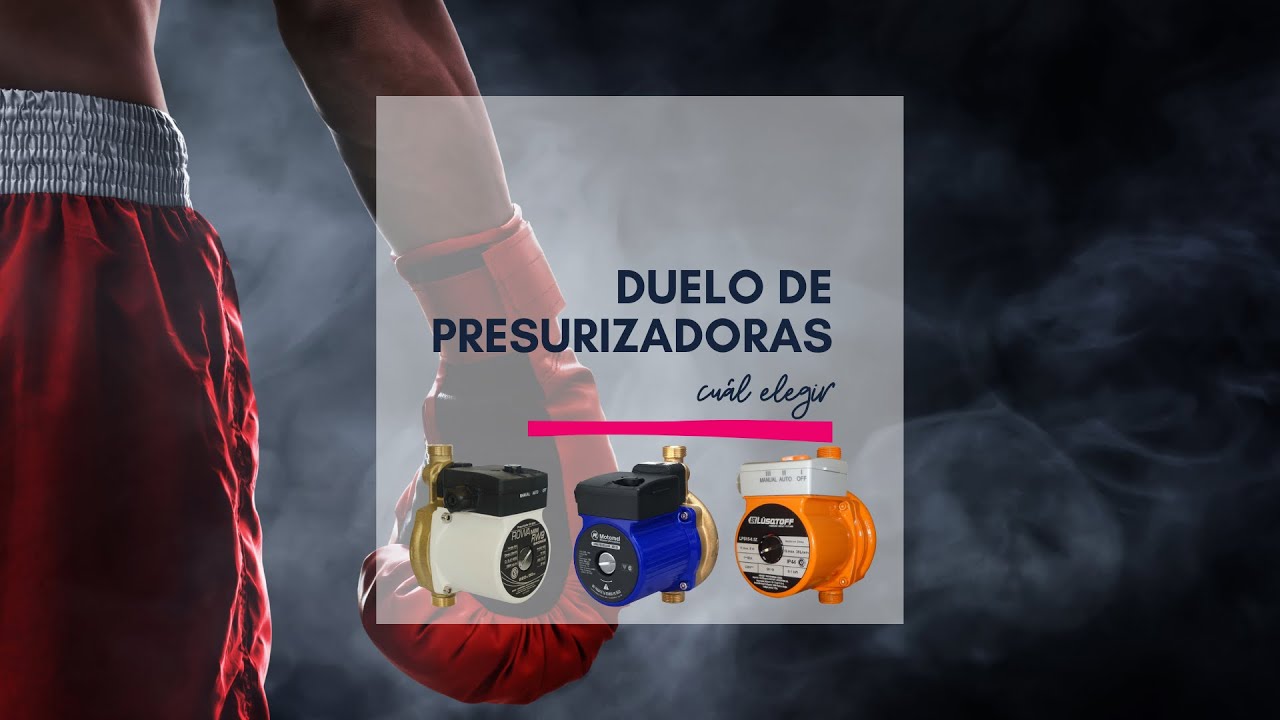 Duelo de bombas presurizadoras: Rowa vs. Lusqtoff vs. Motomel