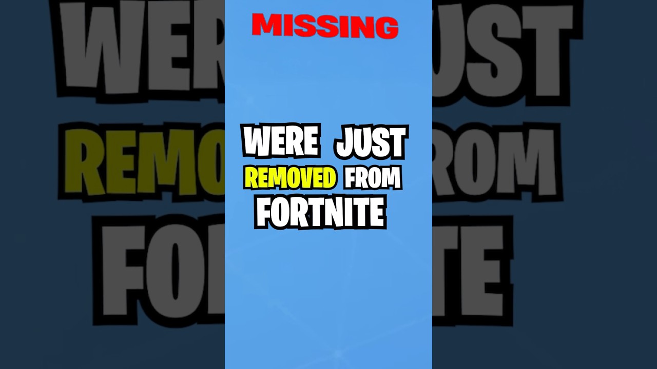 Fortnite Just REMOVED V-Bucks..