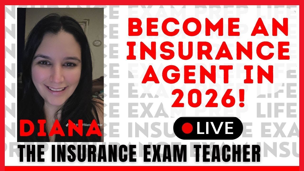 Become a Insurance Agent in 2026! How to Pass The Insurance Exam FAST! #insuranceexam