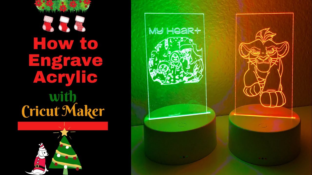How to Engrave Acrylic with the Cricut Maker