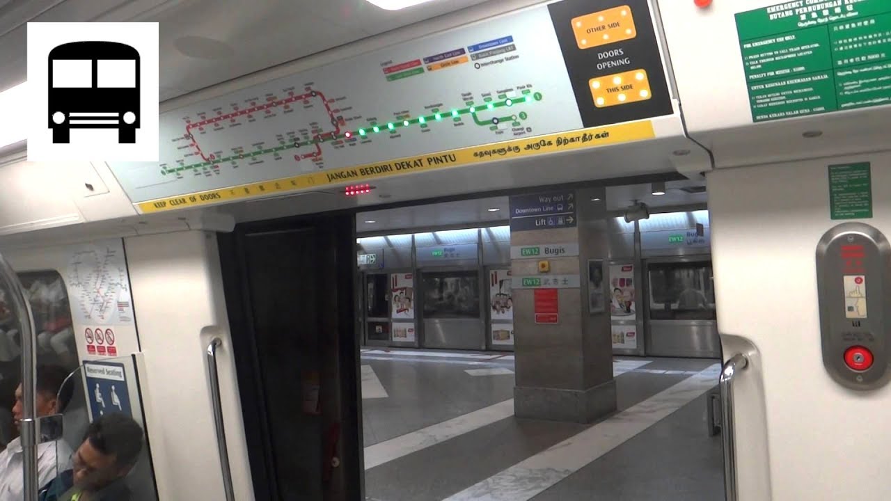 SMRT Trains C151A, Kawasaki-CSR Sifang EMU (Batch 1) - Doors are Closing! (EWL)