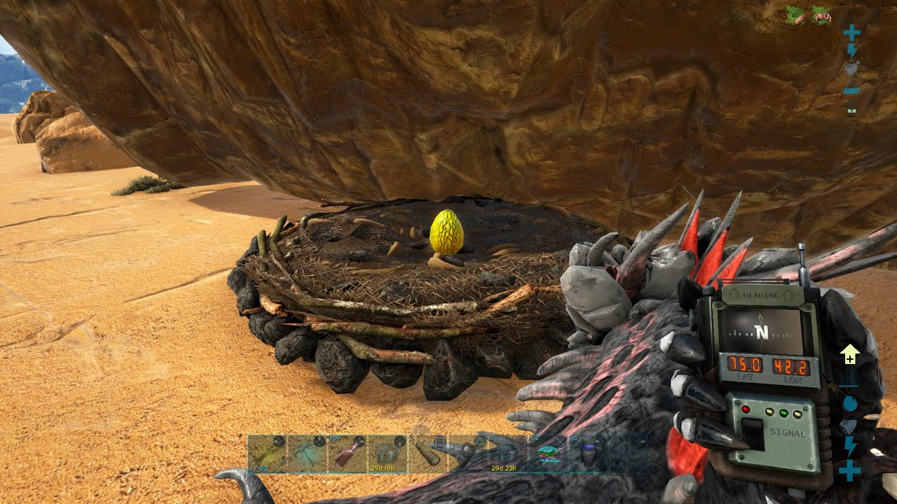 ARK VOL des OEUFS et CAPTURE de WYVERN de Crystal - CRYSTAL ISLES - (sur console)