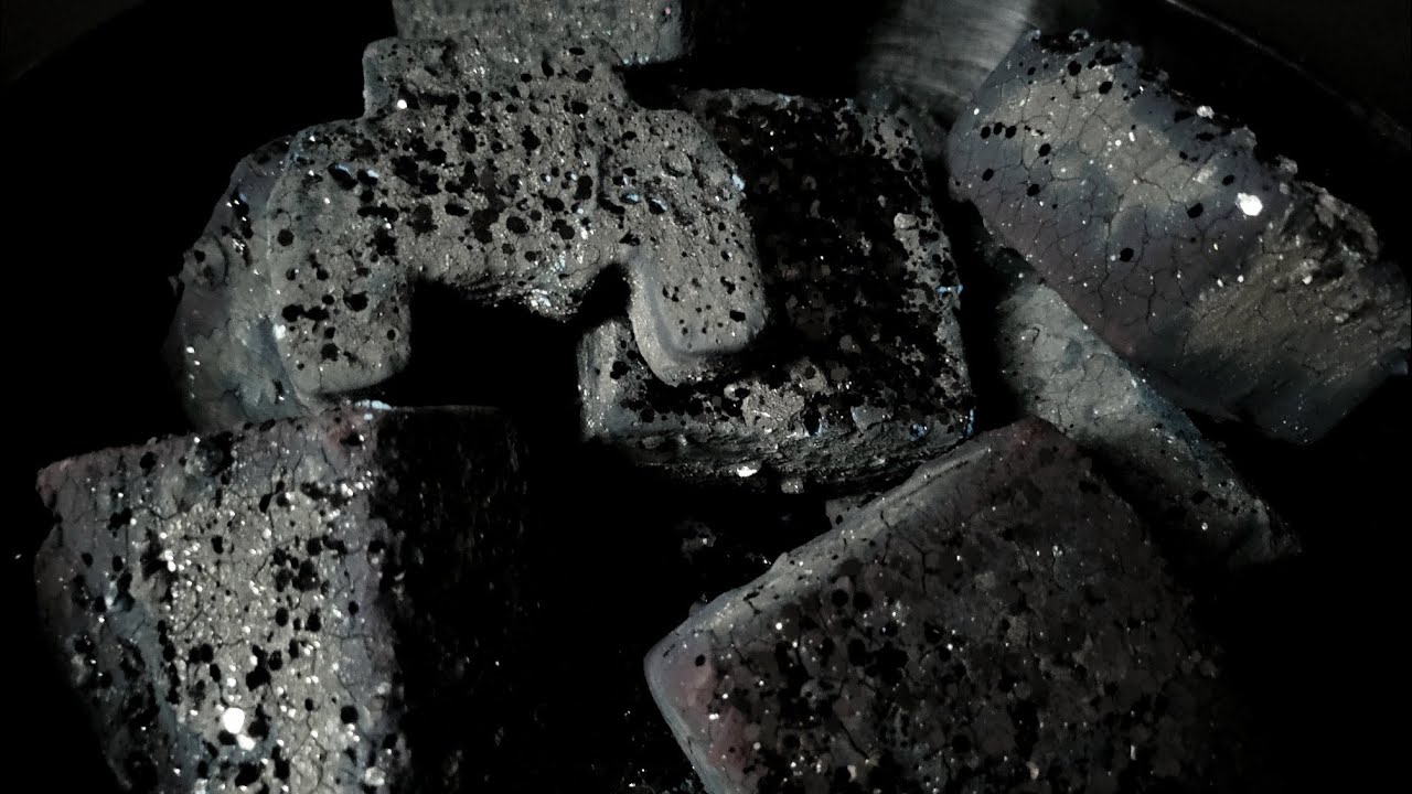 #MidnightBlues • collab w/ @CrunchyCrumbles_ASMR • 10 Blocks (5 dyed 5 reformed - pasted black • 🖤💙