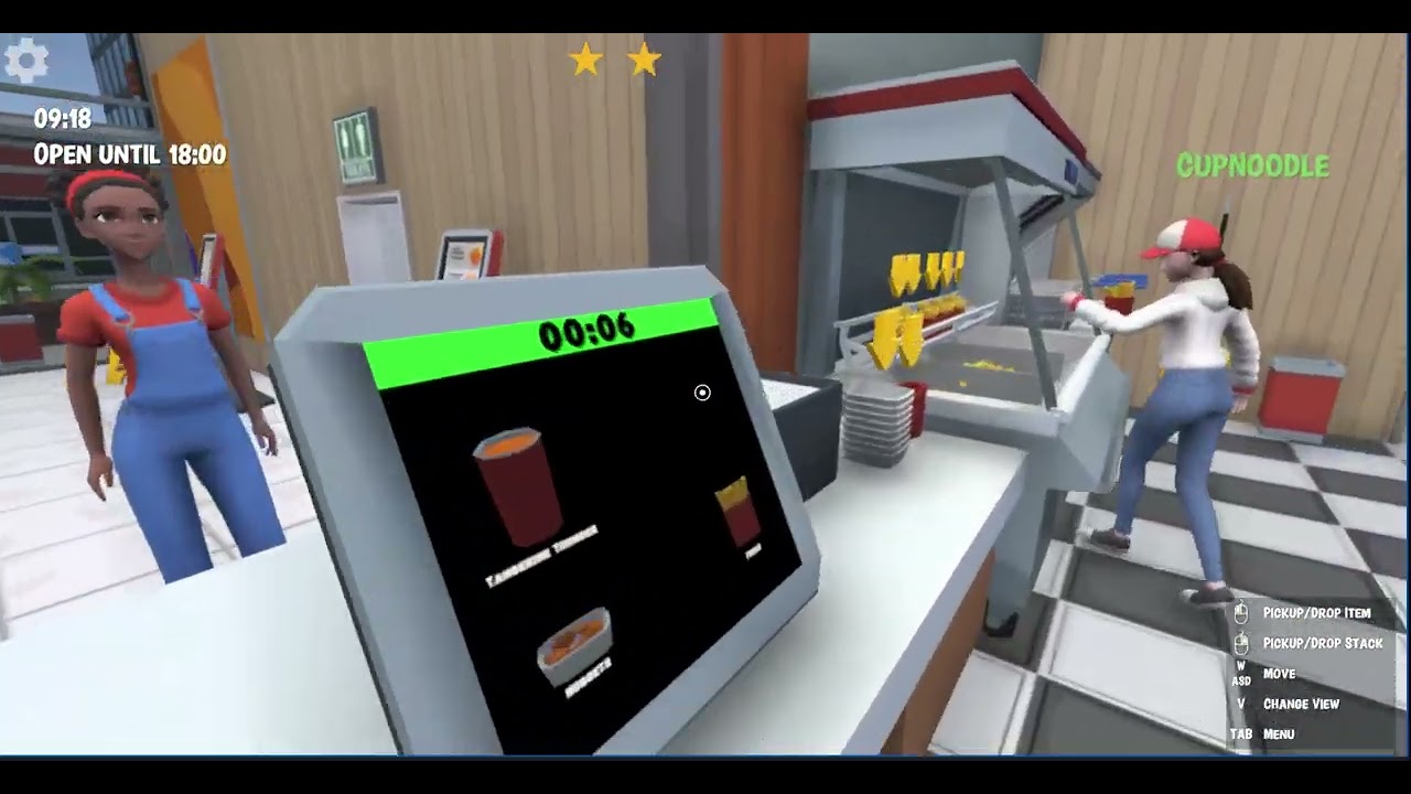 i played happy burger with a friend the movie