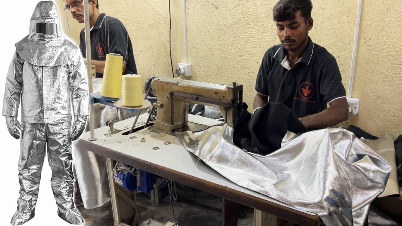 How It's Made: Aluminized Fire Proximity Suit. Inside the Factory: The Making of Aluminized Suit.