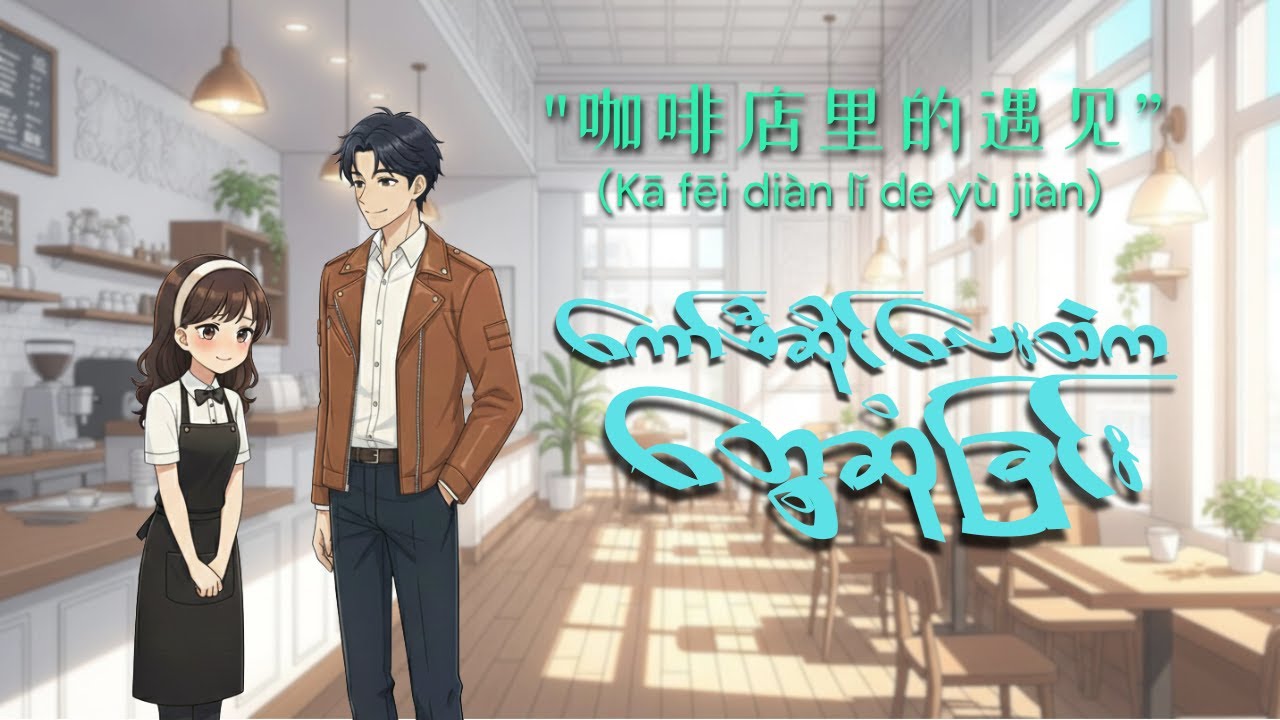 ကော်ဖီဆိုင်လေးထဲကတွေ့ဆုံခြင်း #SuDailyChinese #learnchinese #chinesespeaking #dailychinese