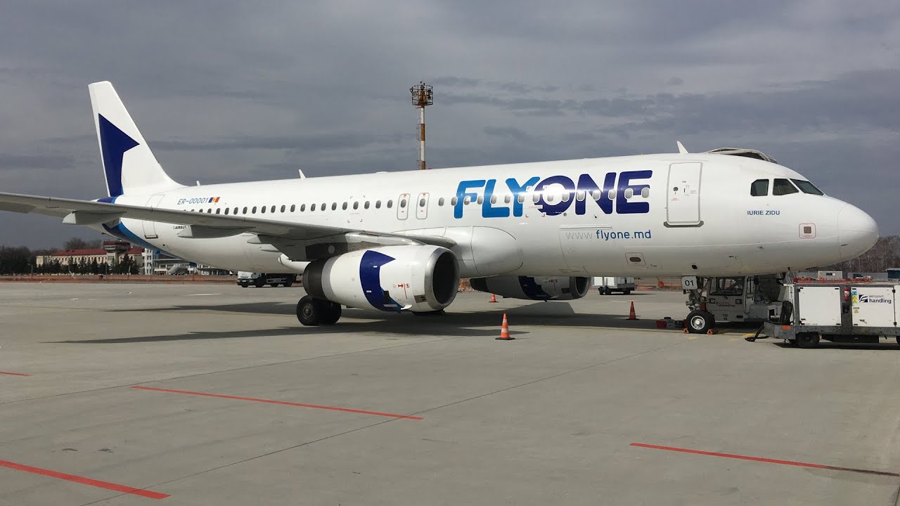 Chișinău (KIV) ✈ Moscova (VKO). Fly ONE. Airbus A319 ER-00002.  5F121. (2018)